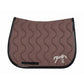 Saddle pad with honeycomb cotton lining designed to absorb perspiration