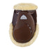 Young horse fetlock boots with synthetic sheepskin