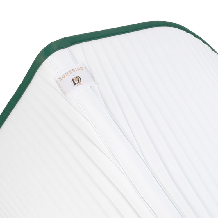 Shock-absorbing jumping saddle pad with anatomical construction