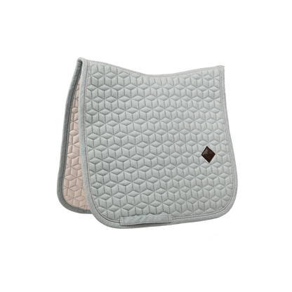 Sparkling horse saddle pad with generous space for personalized embroidery