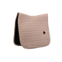 Sparkling jumping saddle pad with cushioning between horse and saddle