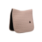 Sparkling jumping saddle pad with cushioning between horse and saddle