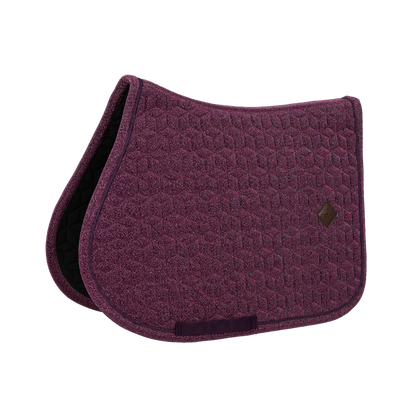 Sparkling saddle pad with nylon girth strap and no saddle straps