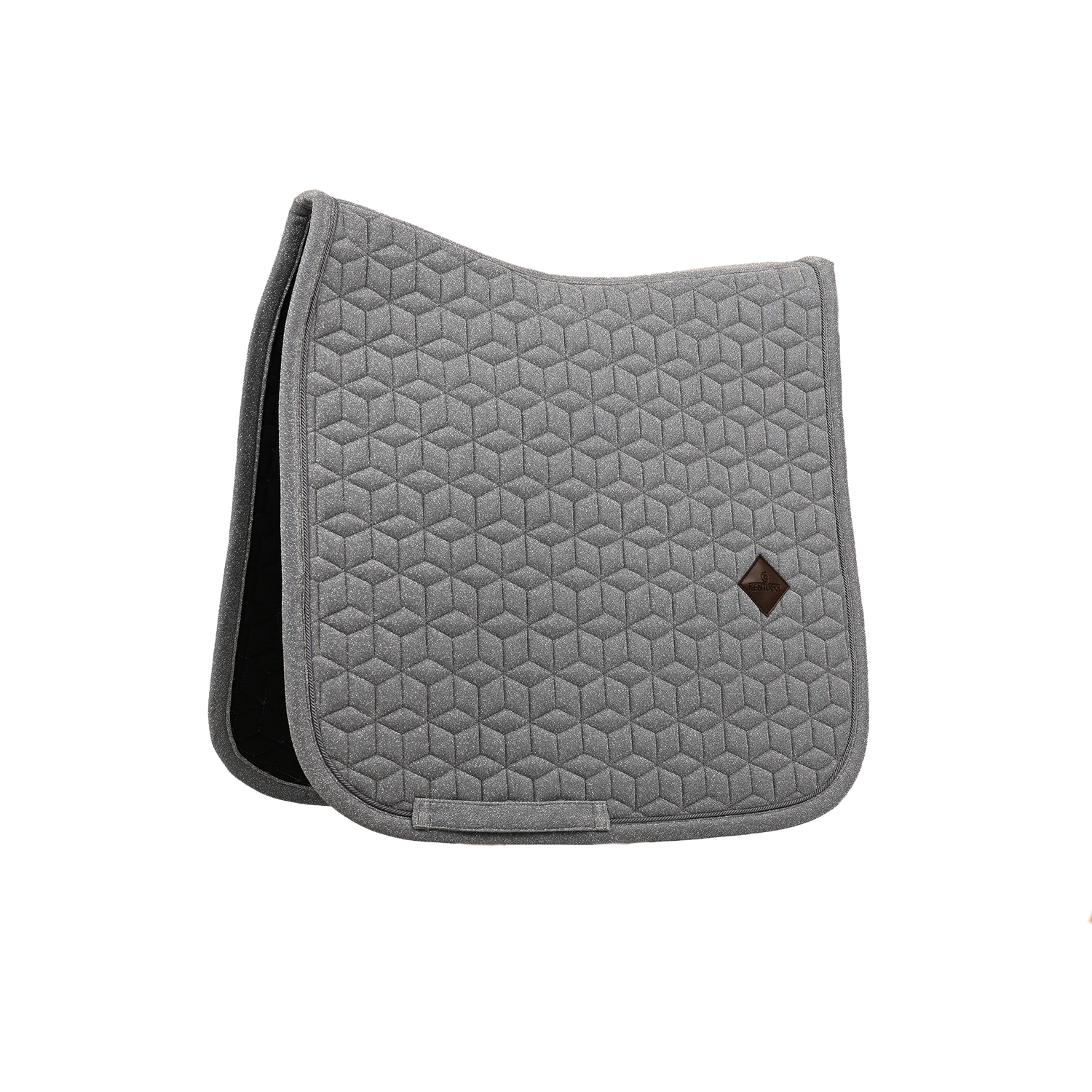 Sparkling star quilted saddle pad with cushioning for the horse&