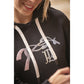 Sporty equestrian hoodie for women with a comfortable design for riding and casual outfits.