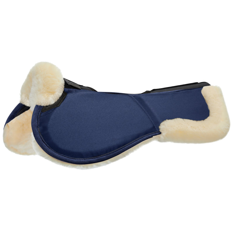 Adjustable alf pad with sheepskin