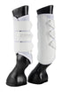 Stübben Airflow Brushing Boots providing breathable protection for horse legs during training.
