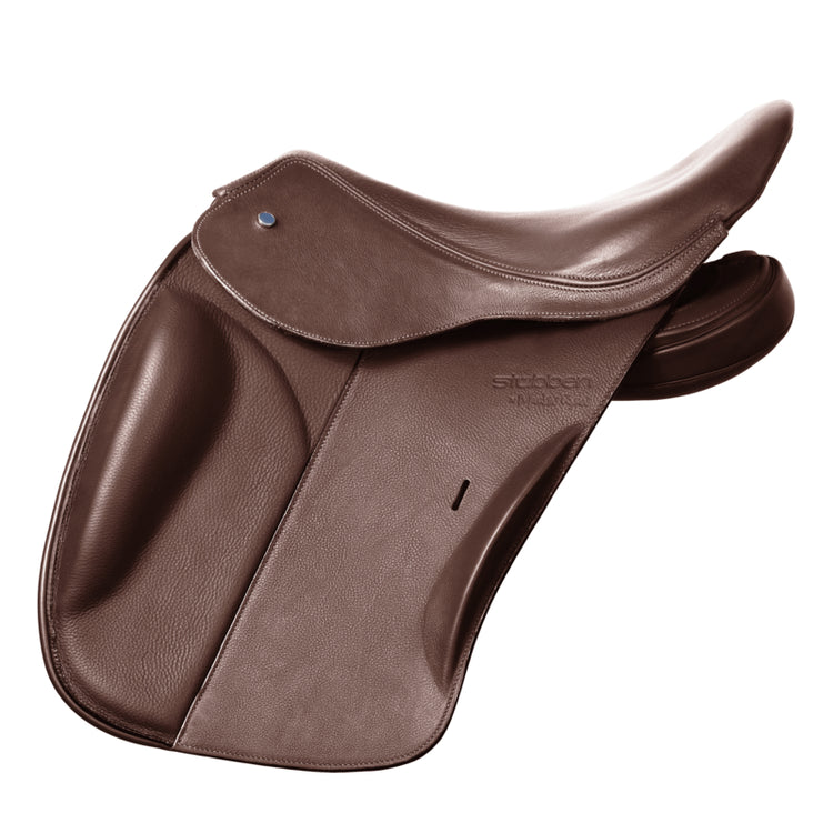 Stübben REVsport riding saddle fitted to a sport horse.