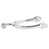 Stübben Dynamic Dressage Spurs 1171 with a coarse toothed rowel.