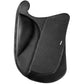 Detailed view of Stübben REV saddle flap construction and shape.