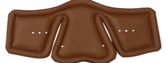 Soft padding of the Stübben Equi-Soft Girth Pad for equestrian use.
