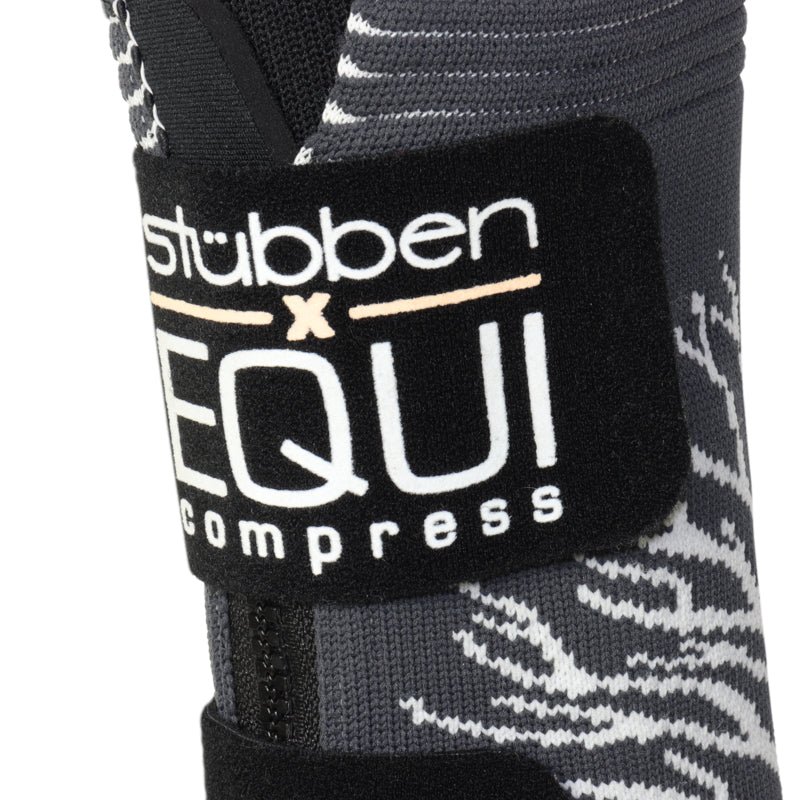Complete Stübben Equi Compress Set designed for equine leg care.