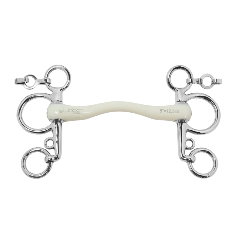Stübben flexible Baby Pelham horse bit from the Fine Line collection.