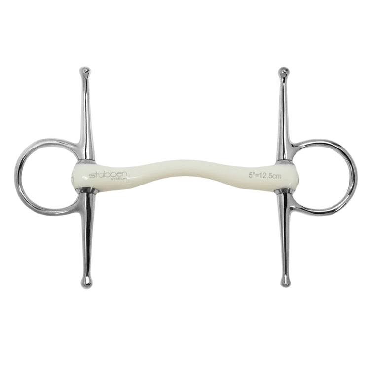 Stübben flexible full cheek snaffle bit for horses from the Fine Line collection.