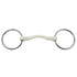 Flexible loose ring snaffle with tongue freedom