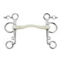 warm-contact Pelham bit for improved balance and responsiveness