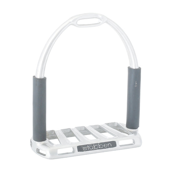 Stübben Flexi Grip Stirrup 1208 with grip footbed for horse riding.