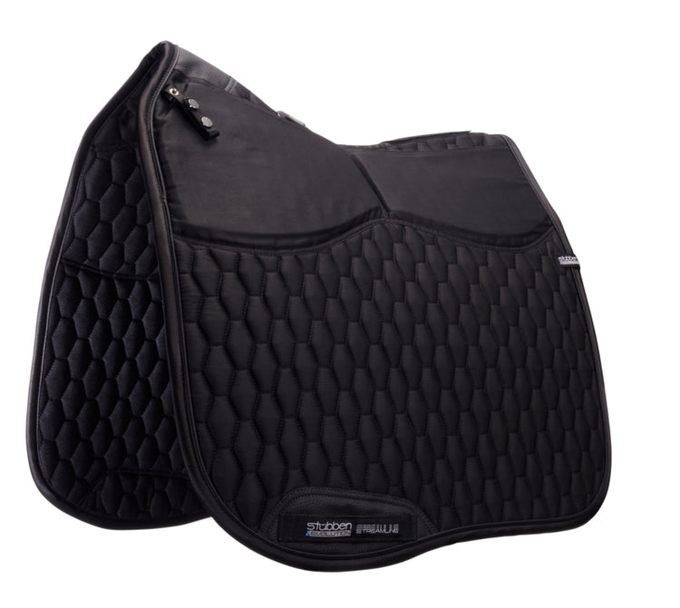 Stübben equestrian adjuster pad designed for dressage saddle fit.