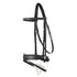 Stübben Leitrim leather bridle featuring a special combined noseband for horses.