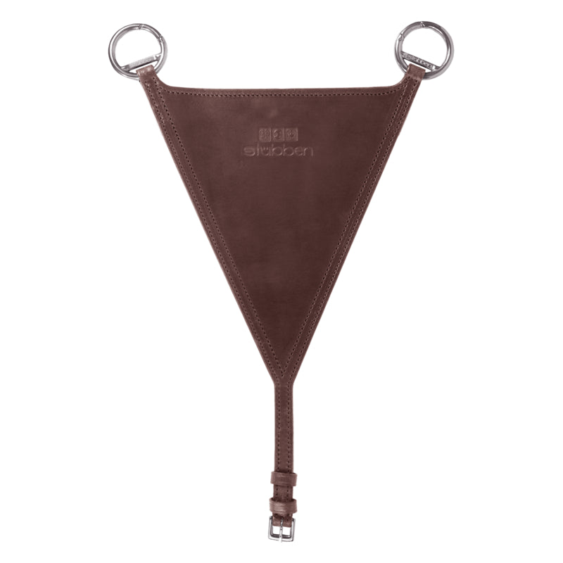 Stübben Pro-Jump breastplate fitted with the matching closed martingale attachment.