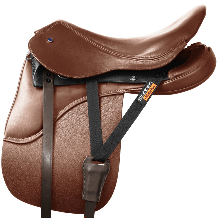 Stübben REVsport Saddle without saddle flaps for a customised saddle setup.