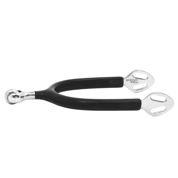 Stübben Soft Touch horse riding spurs designed for precise and refined leg aids.