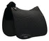 Stübben Streamline sheepskin saddle pad shaped specifically for dressage saddles.