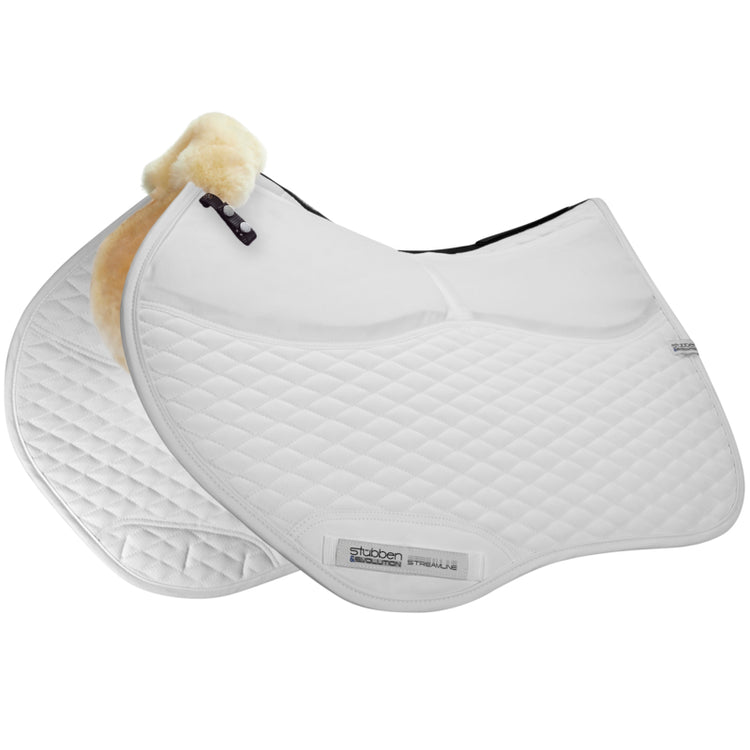Stübben Streamline Adjuster Lambswool Jumping Pad with adjustable insert system.