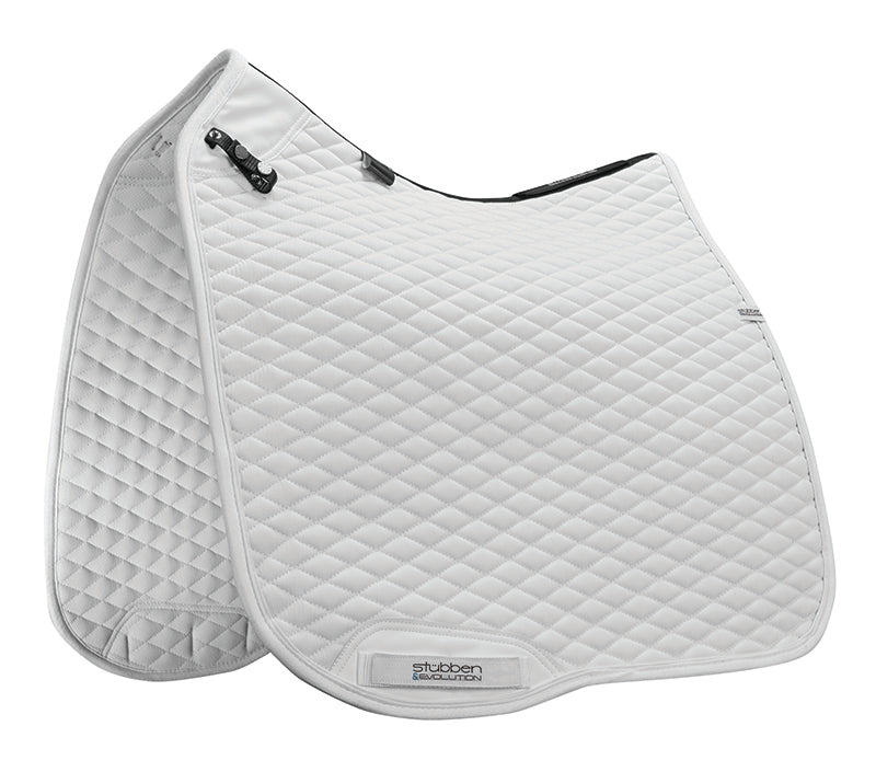 Stübben Streamline GEN2 Dressage Saddle Pad designed for dressage horses and saddles.