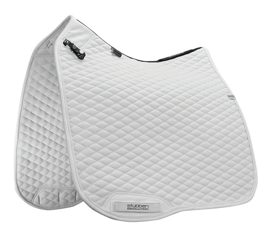 Stübben Streamline GEN2 Dressage Saddle Pad designed for dressage horses and saddles.