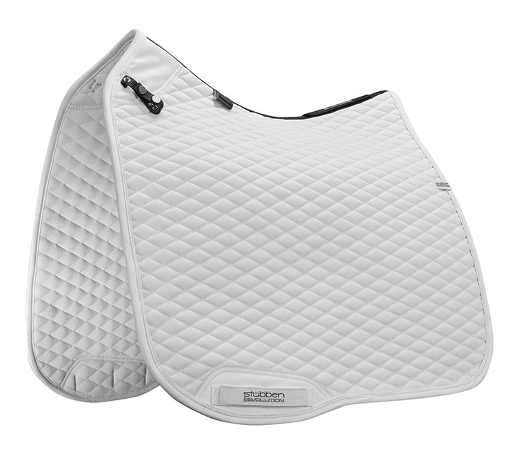 Stübben Streamline GEN2 Dressage Saddle Pad designed for dressage horses and saddles.