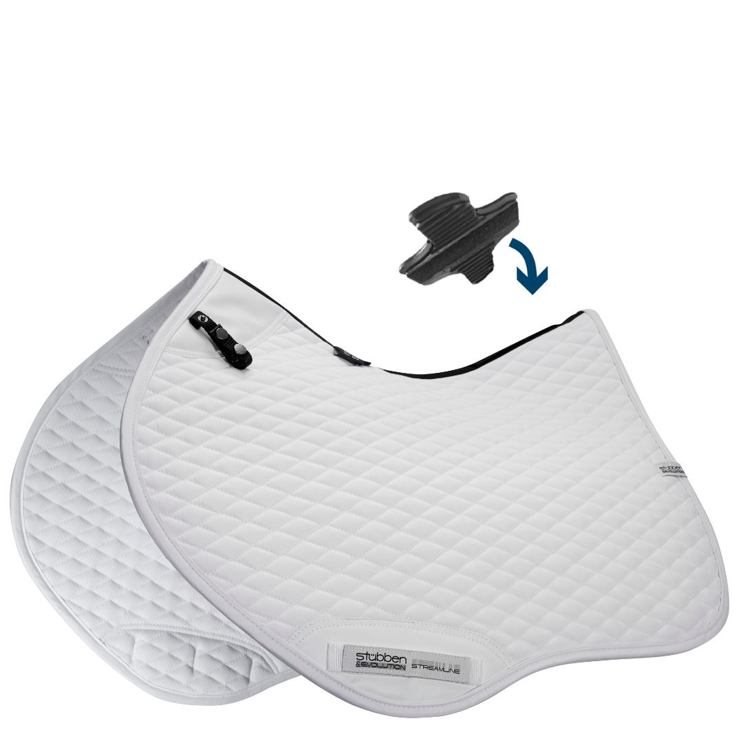 Stübben close contact jumping saddle pad for training and show jumping competition.