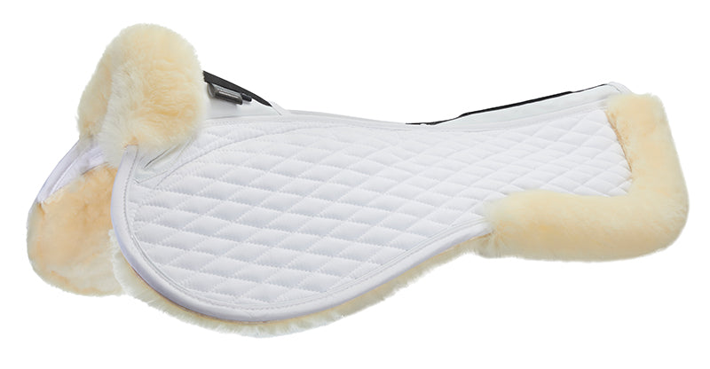 Stübben Streamline Lambswool Jumping Half Pad for use beneath a jumping saddle.