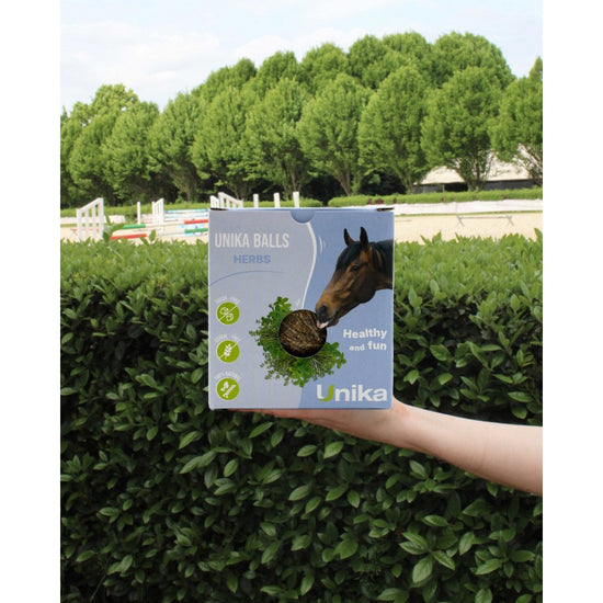 herbal complementary feed toy for horses