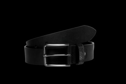 Unisex leather belt for equestrians with an elegant classic design