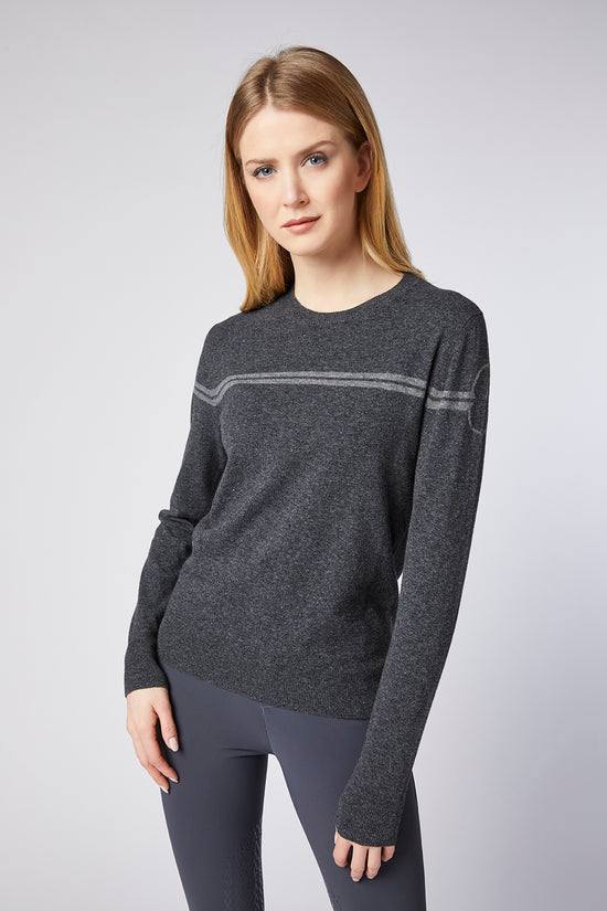 Prantach Damen Pullover mit Rundhalsausschnitt