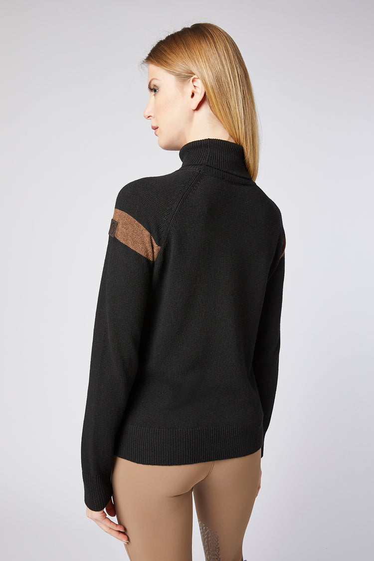 Ladies wool turtleneck sweater