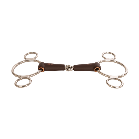 Velari 3 Rings Bit Flex Single Jointed Medium horse bit