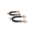 Velari ball-shaped stainless steel spurs with durable construction