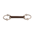 Velari eggbutt gag bit featuring a natural leather mouthpiece