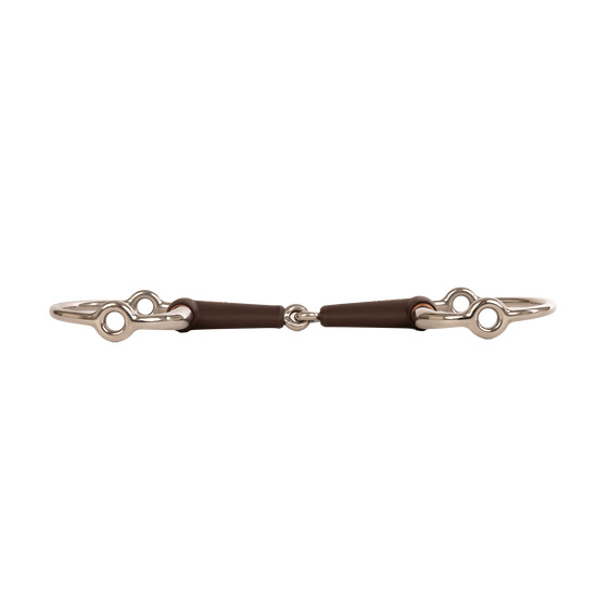 Velari Eggbutt Gag with smooth non-metallic synthetic mouthpiece