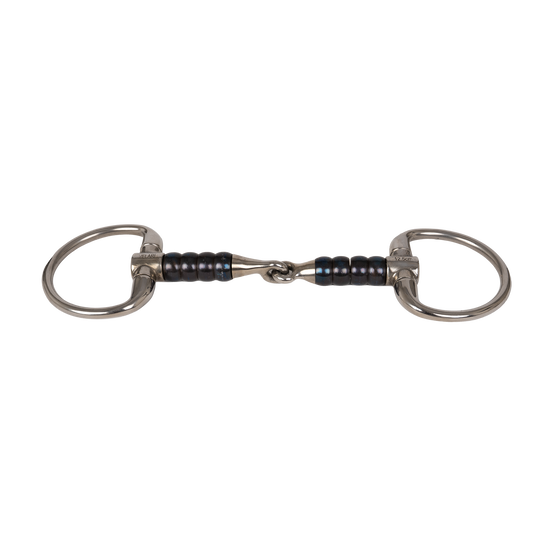 Velari Eggbutt Single Jointed Cherry Roller Sweet Iron horse bit