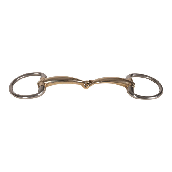 Velari Eggbutt horse bit with nickel-free Sweet Copper mouthpiece