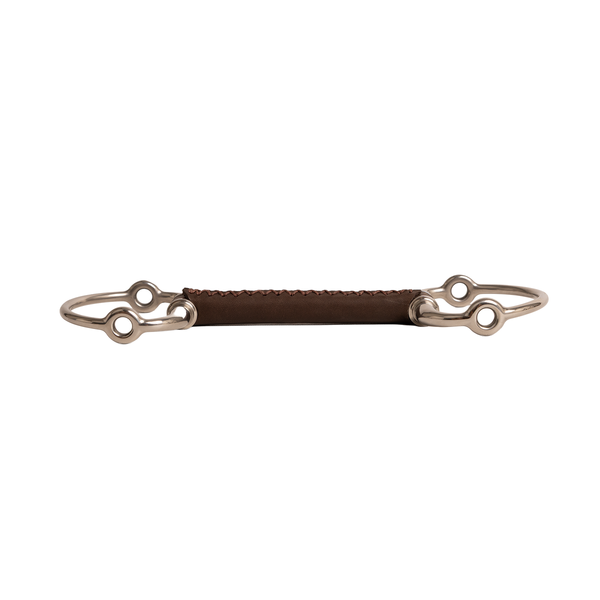 Velari equestrian leather eggbutt bit for experienced riders