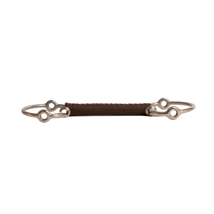 Velari equestrian leather eggbutt bit for experienced riders