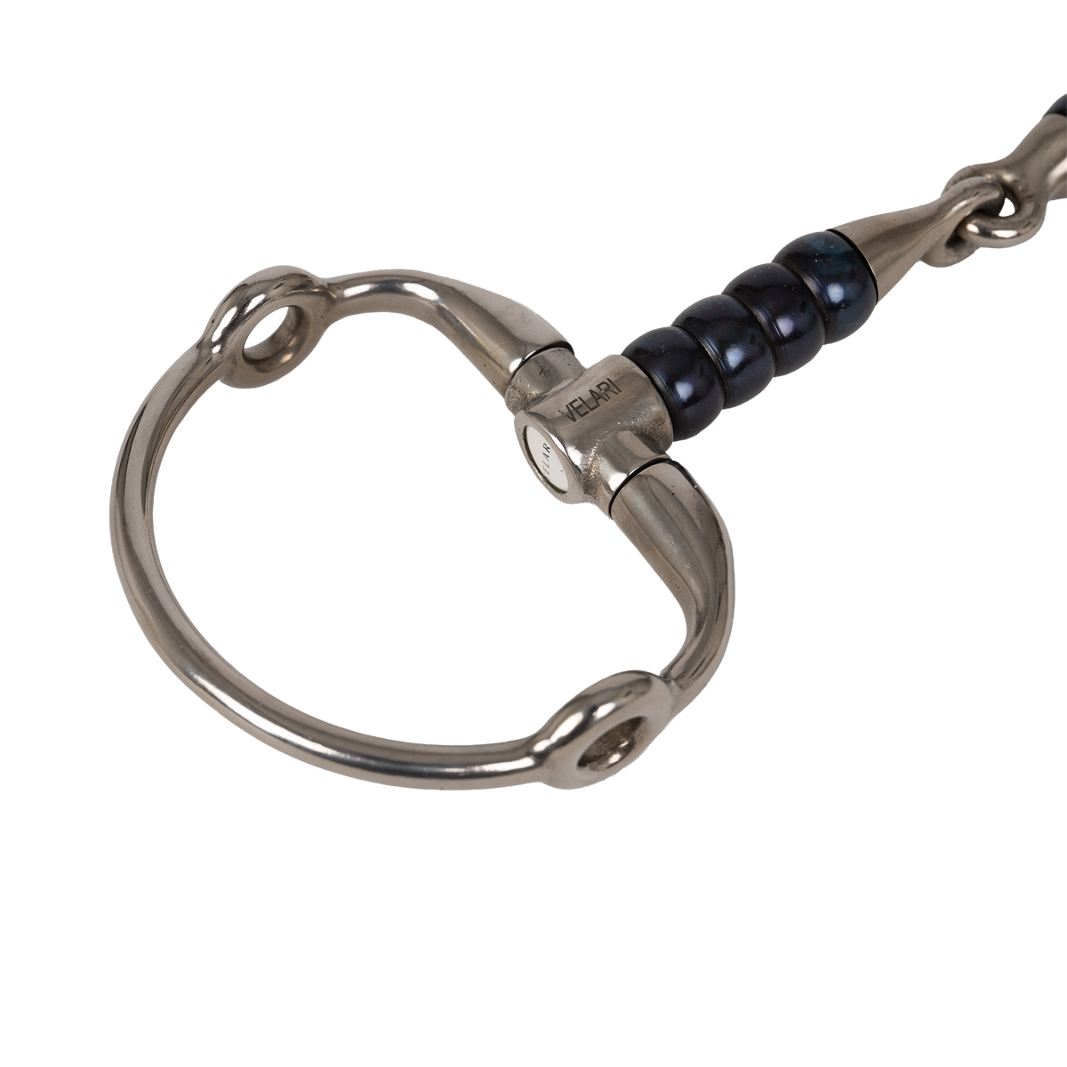 Velari Gag Eggbutt Single Jointed Cherry Roller Sweet Iron horse bit