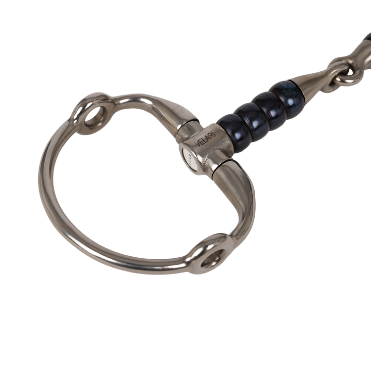 Velari Gag Eggbutt Single Jointed Cherry Roller Sweet Iron horse bit