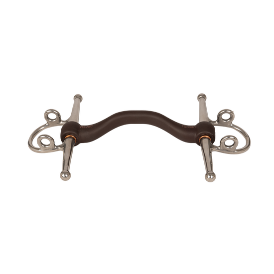 Velari Gag Full Cheek Flex with Tongue Port and curved bar mouthpiece