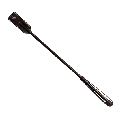 Velari Jumping Whip Classy Smooth Leather with an elegant equestrian design