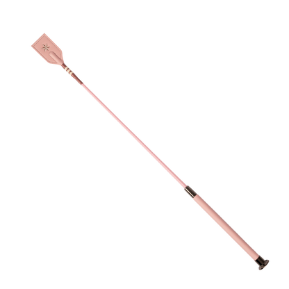 Velari Jumping Whip Guidance Leather Grip with an elegant equestrian design
